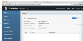 FileMaker Server Admin Panel