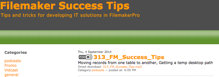 FileMaker Success Tips