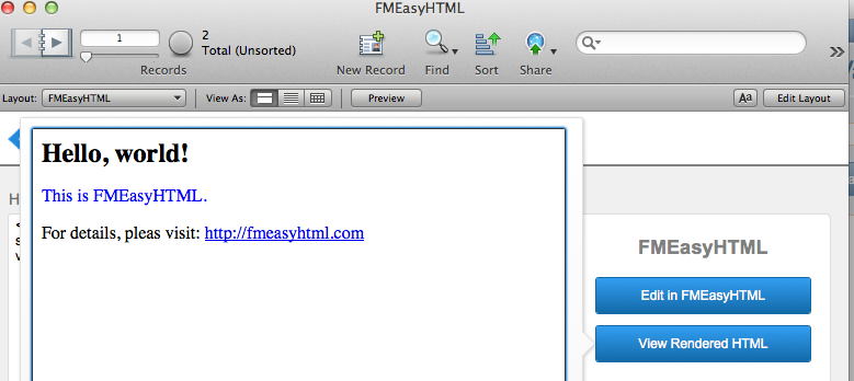 Screen shot of Easy HTML