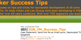 FileMaker Success tips 328