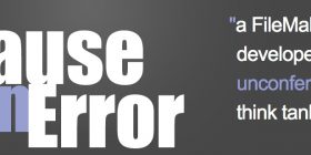 Pause on error logo