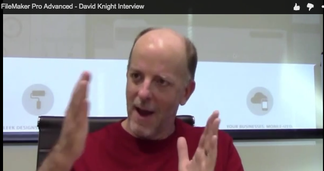 David Knight waving his hands