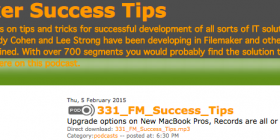 FileMaker Success Tips 331