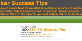FileMaker Success Tips 338