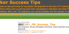 FileMaker Success Tips 351