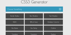 CSS3 Code Generators