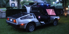 Delorean with Movie Projector in the front