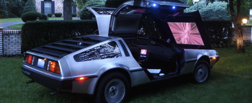 Delorean with Movie Projector in the front