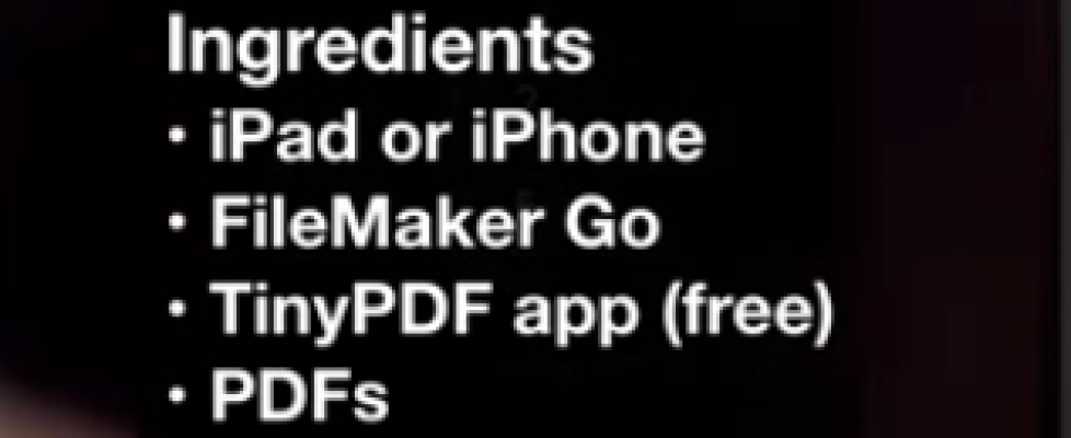 PDF Markup in FileMaker Go