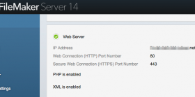 FileMaker Server 14 Web Services