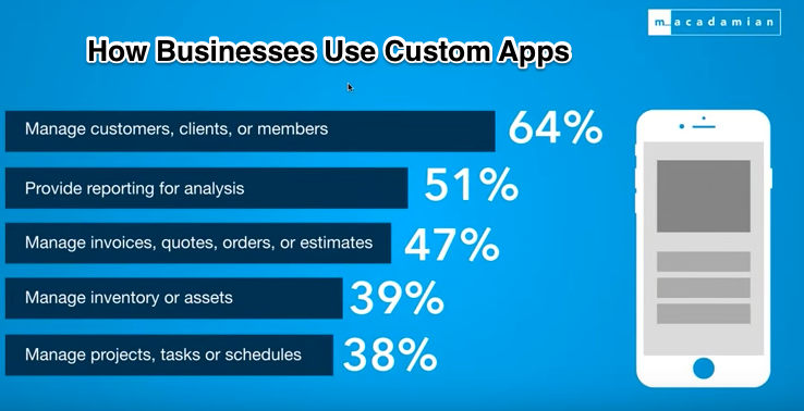 How Businesses use custom apps