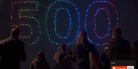 500 Drone Light Show