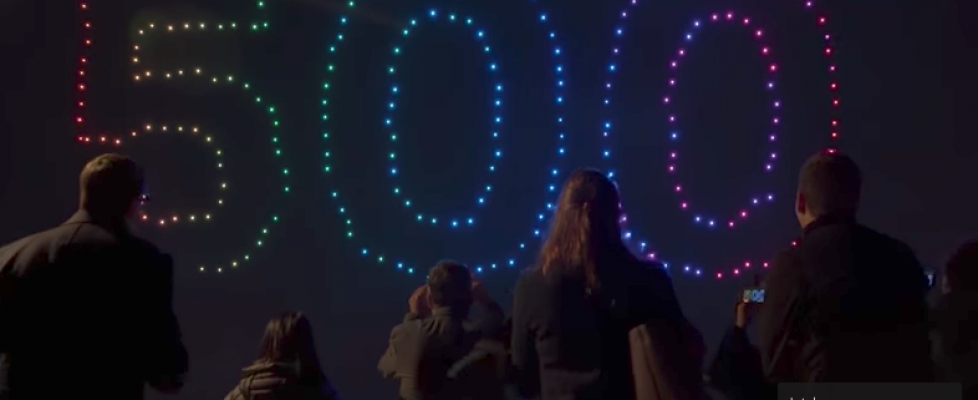 500 Drone Light Show