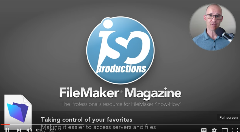 FileMaker 16 Favorite Hosts