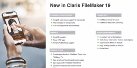 Whats new in FileMaker Pro 19